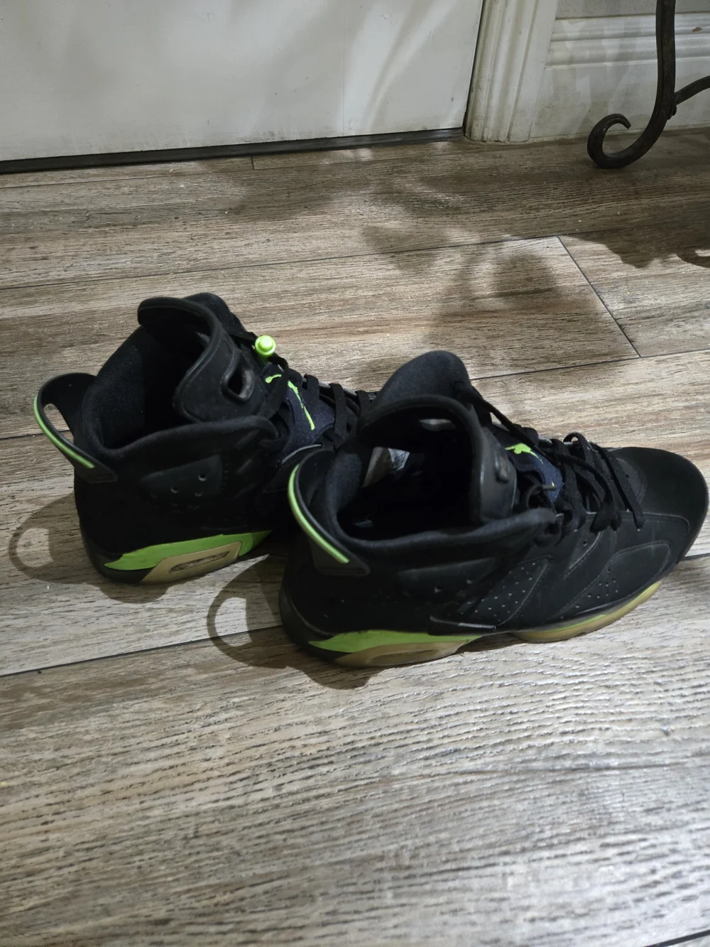 Jordan 6 Retro Black/Green Men's Basketball Shoes